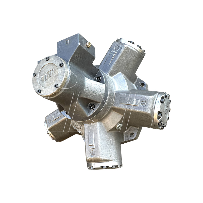 Radiálny, statický tlakovo vyvážený premenlivý hydraulický motor radu IMC (môže nahradiť britský motor STAFFA)